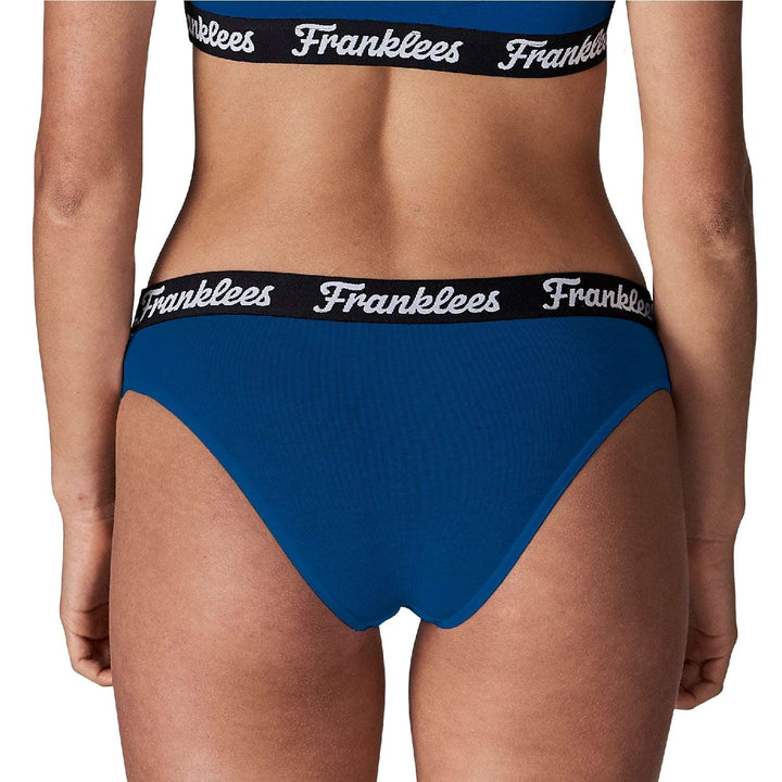 BIKINI BRIEF - BLUE - Franklees UK