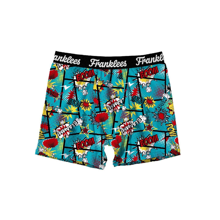 MENS LONG LEG TRUNKS - BOOM KAPOW! - Franklees UK