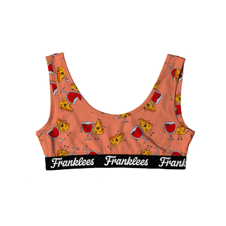 CROP TOP - CHEESE & WINE - Franklees UK