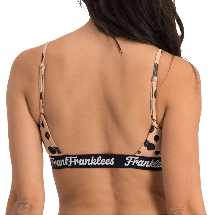 OPEN BACK BRALETTE  - DALMATIAN